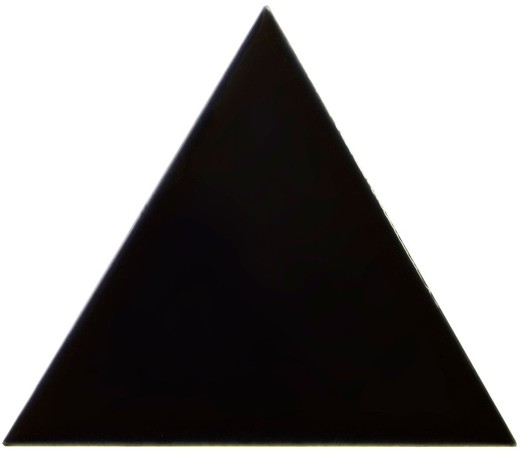 Caja azulejo triangulo 18,5x16 cm black brillo 0,50ms / 35 piezas Complementto