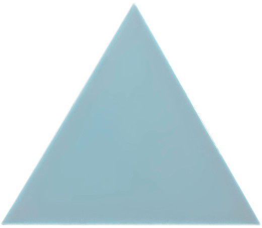 Caixa rajola triangle 18,5x16 cm blue brillantor 0,50ms / 35 peces Complement