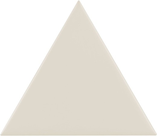 Caixa azulejo triângulo 18,5x16 cm osso mate 0,50ms / 35 peças Complementto