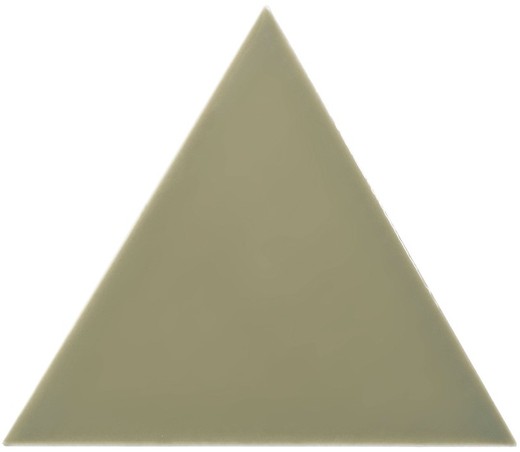 Boîte à carreaux triangle 18,5x16 cm vert brillant 0,50ms / 35 pièces Complementto