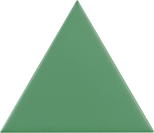 Boîte à carreaux triangle 18,5x16 cm vert mat 0,50ms / 35 pièces Complementto
