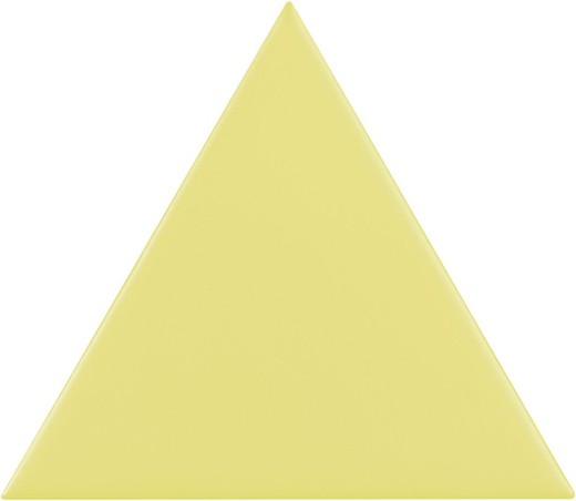 Triangle tile box 18.5x16 cm lemon matt 0.50ms / 35 pieces Complementto