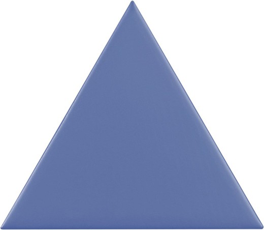 Boîte à carreaux triangle 18,5x16 cm bleu marine mat 0,50ms / 35 pièces Complementto
