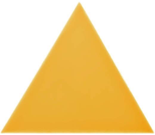 Caja azulejo triangulo 18,5x16 cm mustard brillo 0,50ms / 35 piezas Complementto
