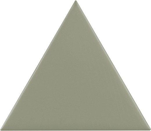 Caja azulejo triangulo 18,5x16 cm olive mate 0,50ms / 35 piezas Complementto