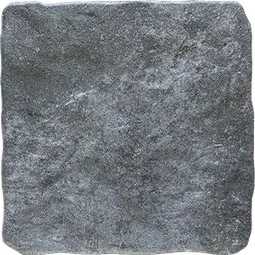 Landelijke grijze porseleinen steengoeddoos 15 x 15 cm - Cerlat