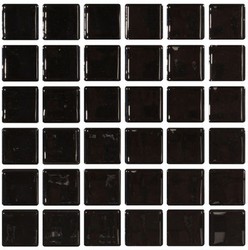 Scatola di gresite 5x5 in tinta unita nero 2m2 20 pezzi Togama