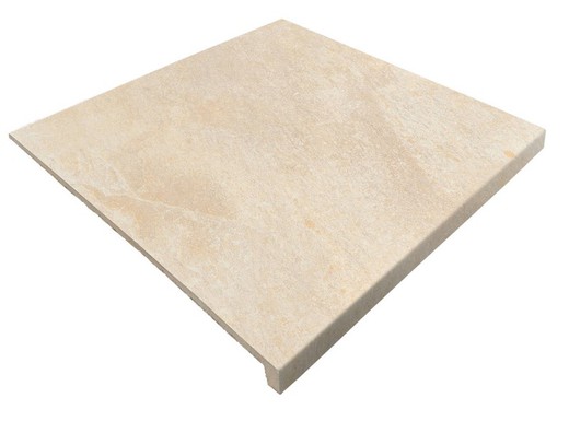 Caja Peldaño Porcelánico Redstone Beige Antideslizante 33x33 cm 4 piezas Keros