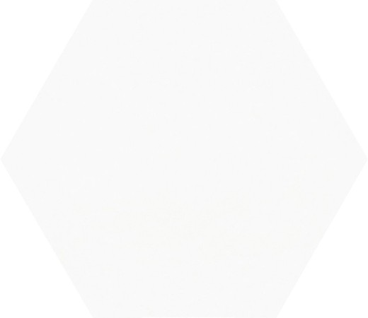 Scatola esagonale in porcellana 22x25 Porto Base White matt 1,04m2 / Scatola Codicer
