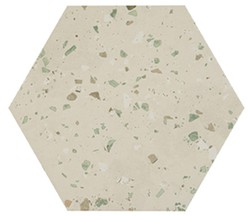 Boite Porcelaine Rectifiée Hexagonale 25x29 Vert Sud 17 Pièces 0.93m2 Apavisa Apavisa