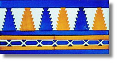 Rand 10x20 cm Arabesque Keramieken Lantiga