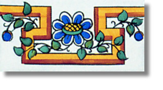 Border 10x20 cm Ca 13 Ceramica Lantiga