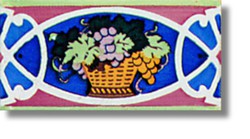 Cenefa 10x20 cm Cestita Ceramica Lantiga
