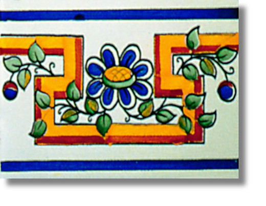 Border 15x20 cm CA 13 Ceramica Lantiga