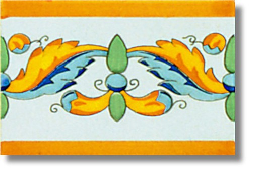 Border 15x20 cm CA 17 Ceramica Lantiga