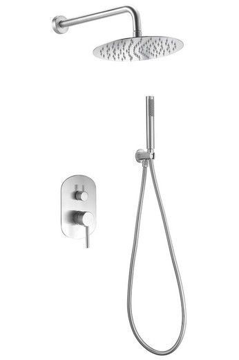 Built-in Moscu Acero Inox shower set. Imex