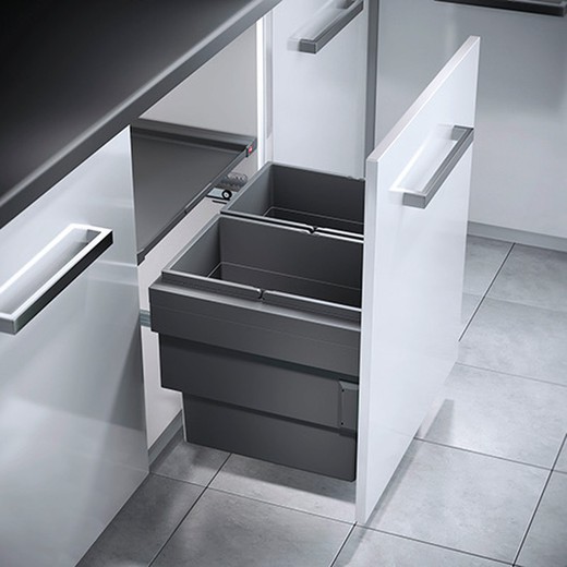 Synchro 600 mm under-sink container. 2 containers
