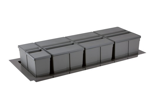 Cubo ecológico Maxi XL 1200 mm 3x20-1x9