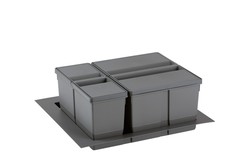 MÓDULO CUBO BASURA ECOLÓGICO EXTRAÍBLE 2x16 - BricoBlue