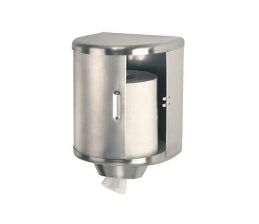 Roll paper towel dispensers - wall-mounted AISI 304 stainless steel Satin DT0303CS Mediclinics