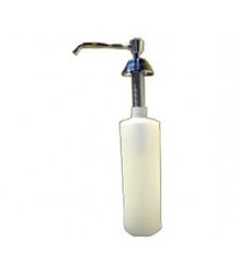 Dispenser voor vloeibare zeep met drukknop Briljant verchroomd messing DJ0121C Mediclinics