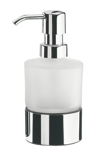 Soap dispenser Round Chrome 234