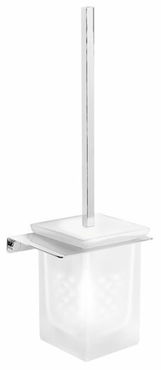 Porte-brosse WC adhésif Chrome Plexo_10 Pyp