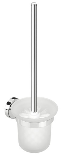 Odeon chromen glazen beker toiletborstelhouder OD-10 / OD-11