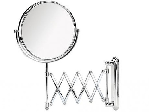X3 and X5 magnifying mirror with chrome plated brass light Ac-256