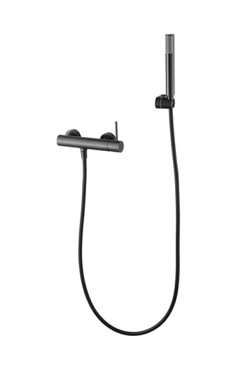 Monza black gun metal single-lever shower faucet BDM039-5BGM Imex