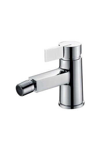 Robinet de bidet Elba chrome / blanc Imex