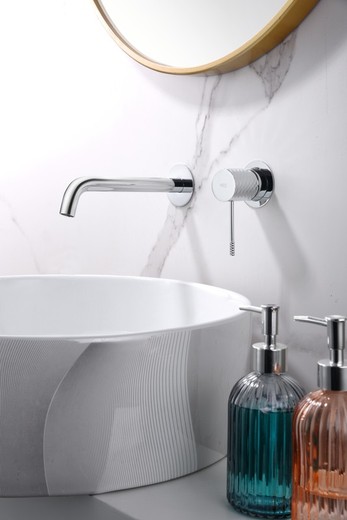 Grifo de lavabo empotrado monomando Génova Cromo GLG053 Imex