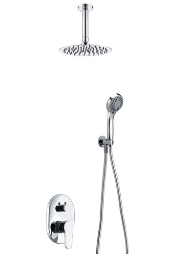Imex Monaco chrome recessed shower tap