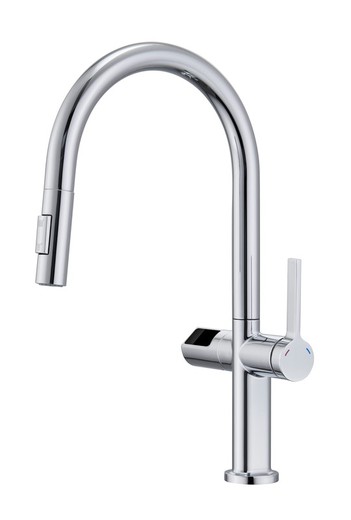 Turin sink tap chromed brass pull-out spout Ref. GCE021 Imex