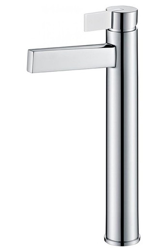 Imex tall Elba chrome / white washbasin tap