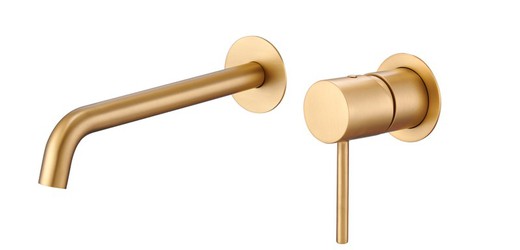 Monza built-in washbasin tap brushed gold GLM039/OC Imex