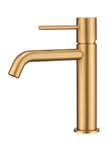 Monza brushed gold basin tap BDM039-1OC Imex