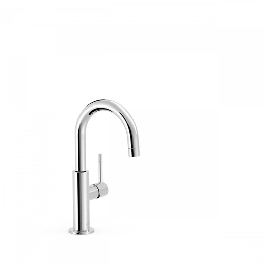 Single-lever mixer tap with side handle for washbasin Study exclusive TRES