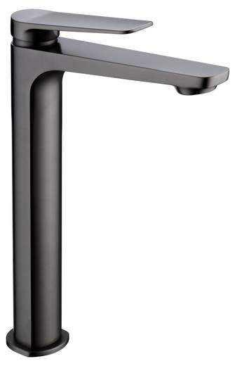 Grifo monomando de lavabo alto Nápoles Black gun metal BDN047-3BGM Imex