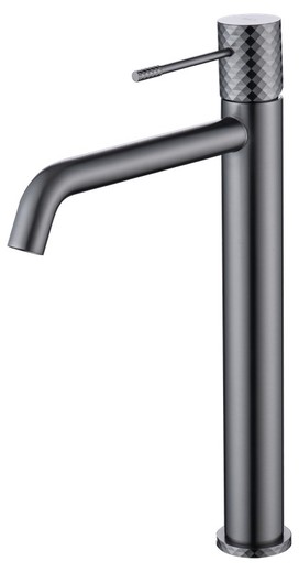 Grifo monomando lavabo alto Génova Black gun metal BDG053-3BGM Imex