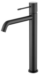 Grifo monomando lavabo alto Negro mate Génova BDG053-3NG Imex