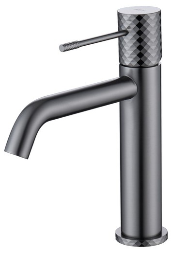 Grifo monomando lavabo Black gun metal Génova BDG053-1BGM Imex