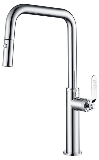 Chrome Niza single-lever tap with removable high spout Ref. GCE027 Imex