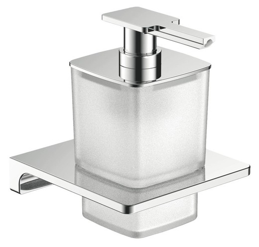 In chrome soap dispenser