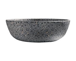 Lavabo decorativo Terrazo Gris 40Øx14 cm