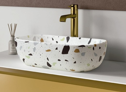 Lavabo Praga decorado 36x32x13,5 cm