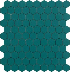 Candy Opal Green Hex γυάλινο πλέγμα 35x35 mm VIDREPUR