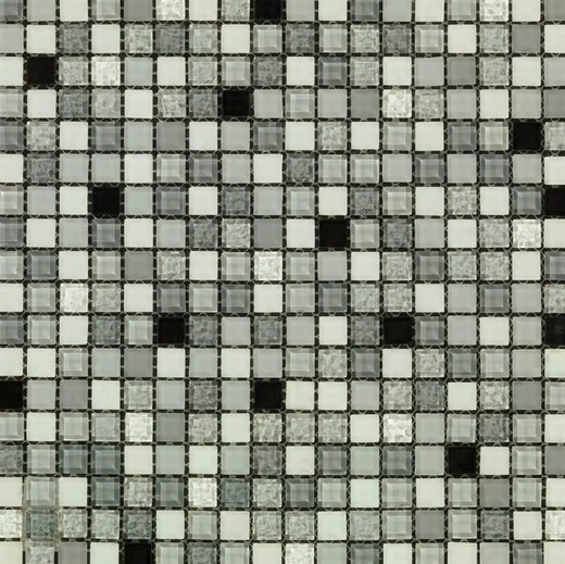 Malha de mosaico de cristal 30,1X30, Cm Ice Spa