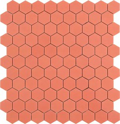 Caja malla cristal Candy Coral Hexagonal 32,4x31,7 cm Vidrepur