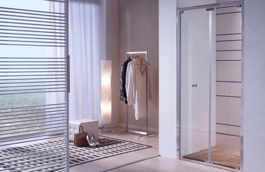Mampara de ducha puerta plegable Duplex100
